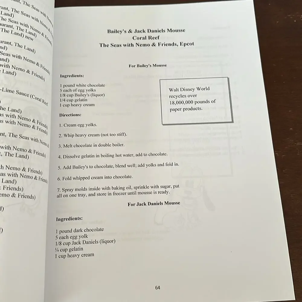 Deliciously Disney Cookbook